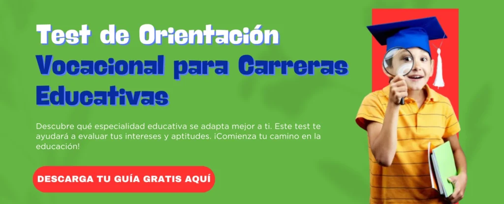 Test de orientación vocacional de la carrera de educación