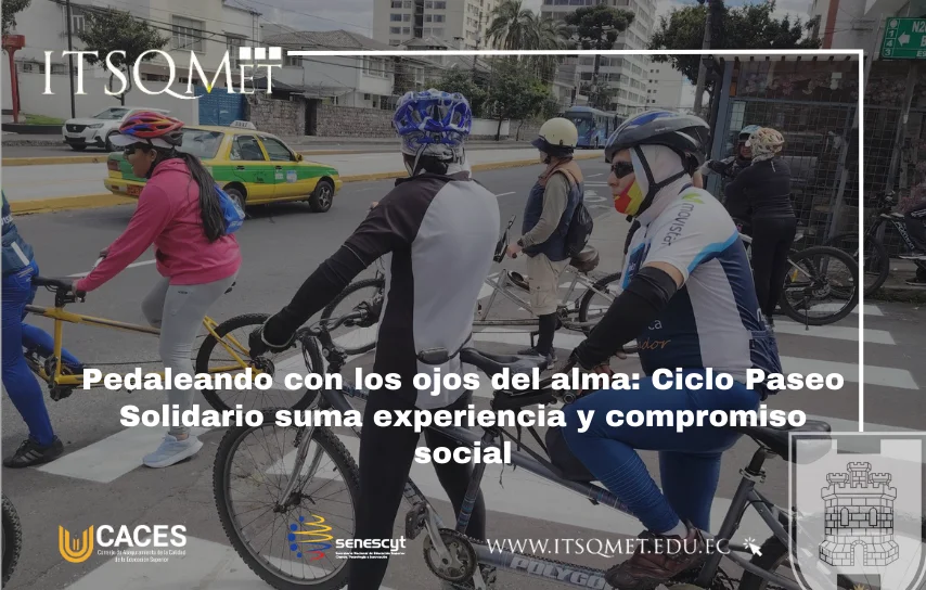 Pedaleando con los ojos del alma Ciclo Paseo Solidario suma experiencia y compromiso social