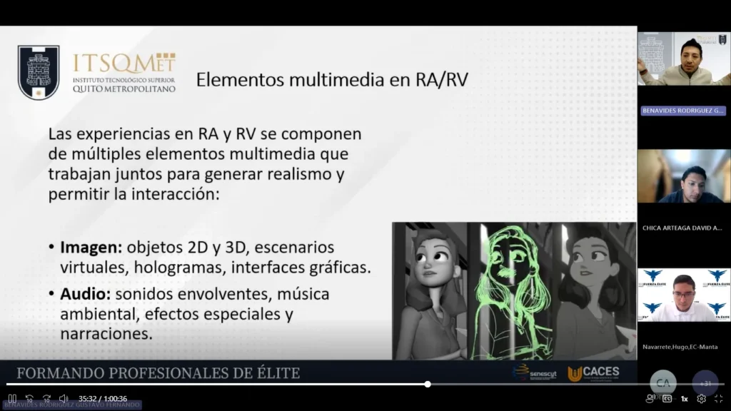 Master Class de RA y RV en el ITSQMET
