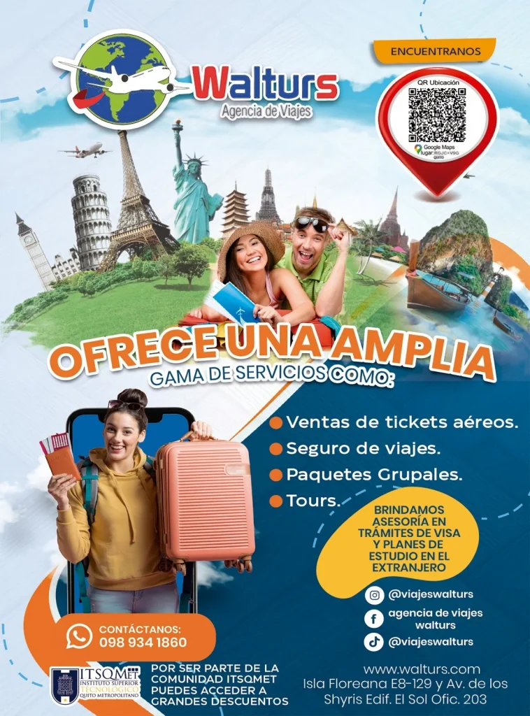Walturs y ITSQMET: Beneficios Exclusivos para Viajes y Estudios Internacionales