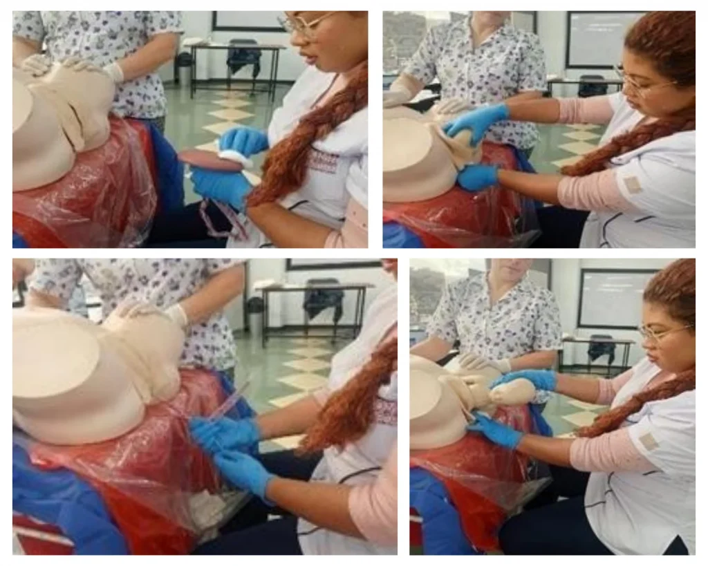 Simulación realista del trabajo de parto y puerperio