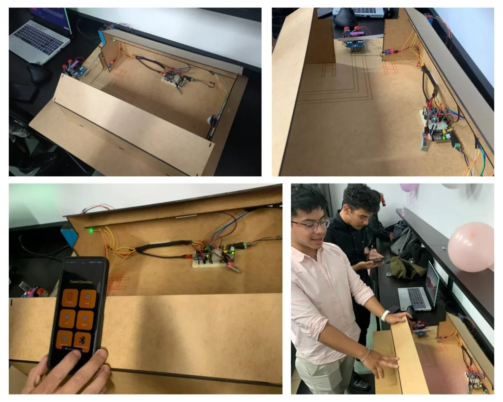 Estudiantes crean un estacionamiento inteligente