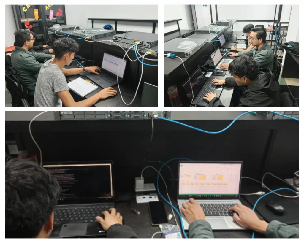 Estudiantes crean redes LAN y WAN