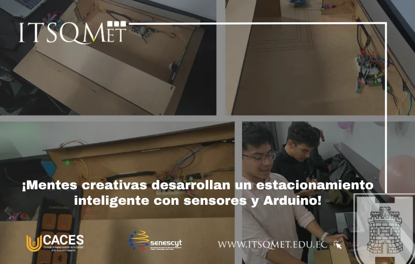 Estudiantes crean un estacionamiento inteligente