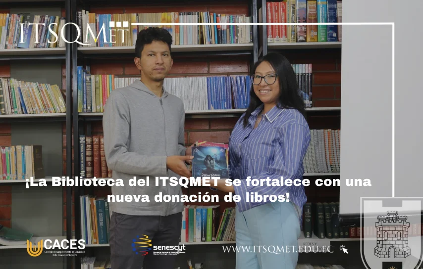 Nueva donación de libros a la biblioteca del ITSQMET