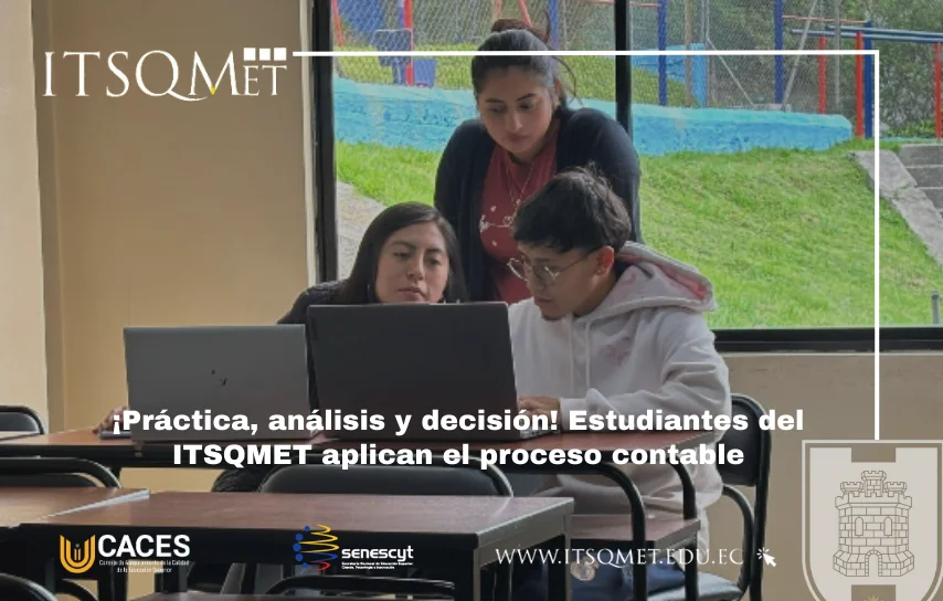 Estudiantes aplican el proceso contable