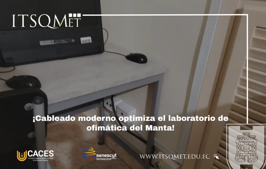 Cableado estructurado para laboratorio de ofimática en Manta