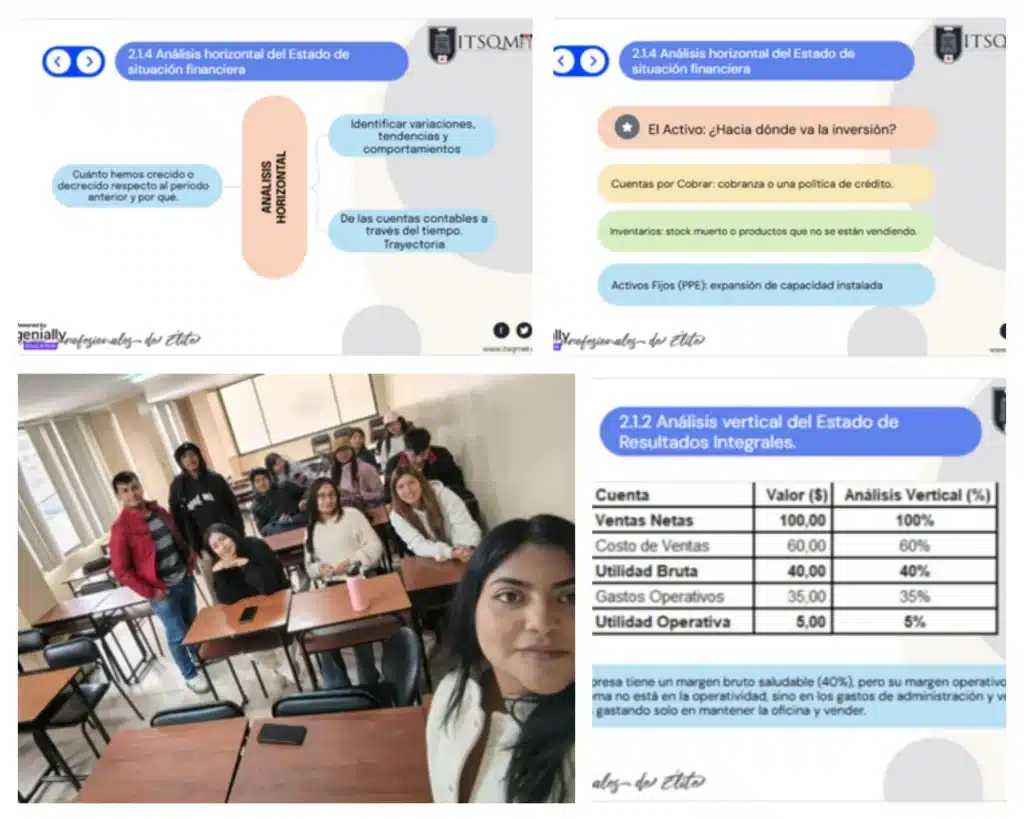 Análisis financiero: Taller fortalece formación en el ITSQMET