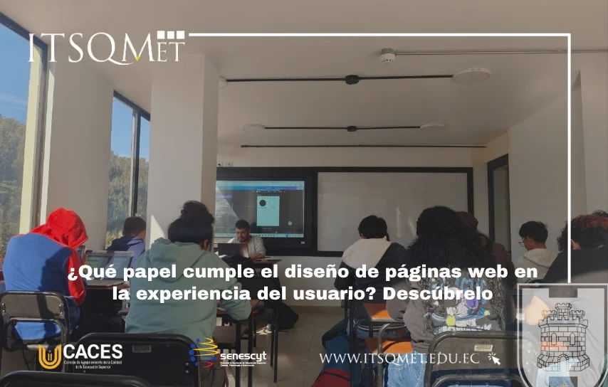 Estudiantes aplican principios de diseño de páginas web