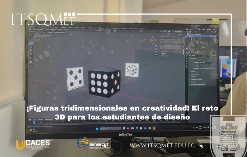 Estudiantes diseñan figuras tridimensionales