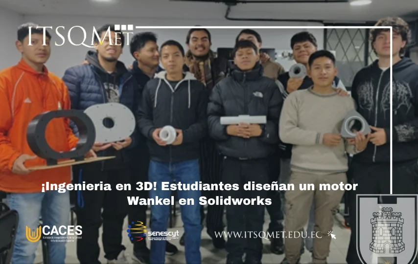 Estudiantes recrean un motor Wankel en 3D