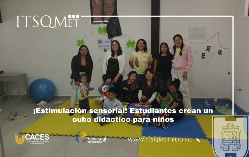 Estimulación sensorial con cubo didáctico