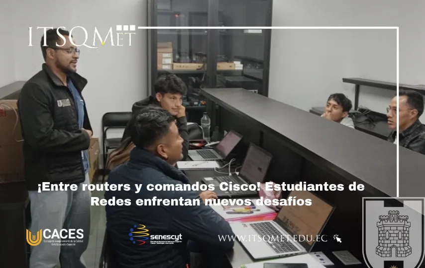 Estudiantes ponen a prueba los comandos Cisco